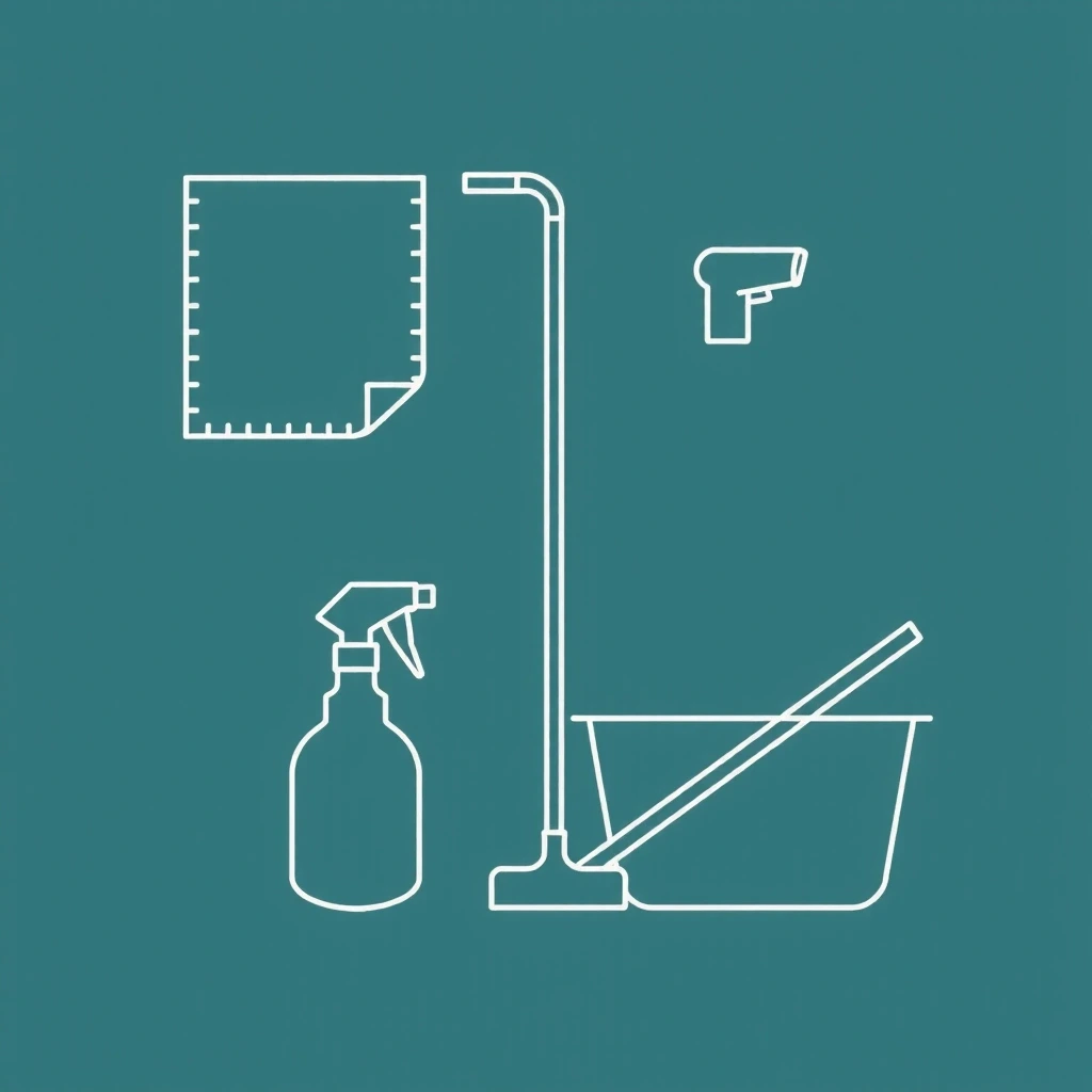 Abstract cleaning tool arrangement